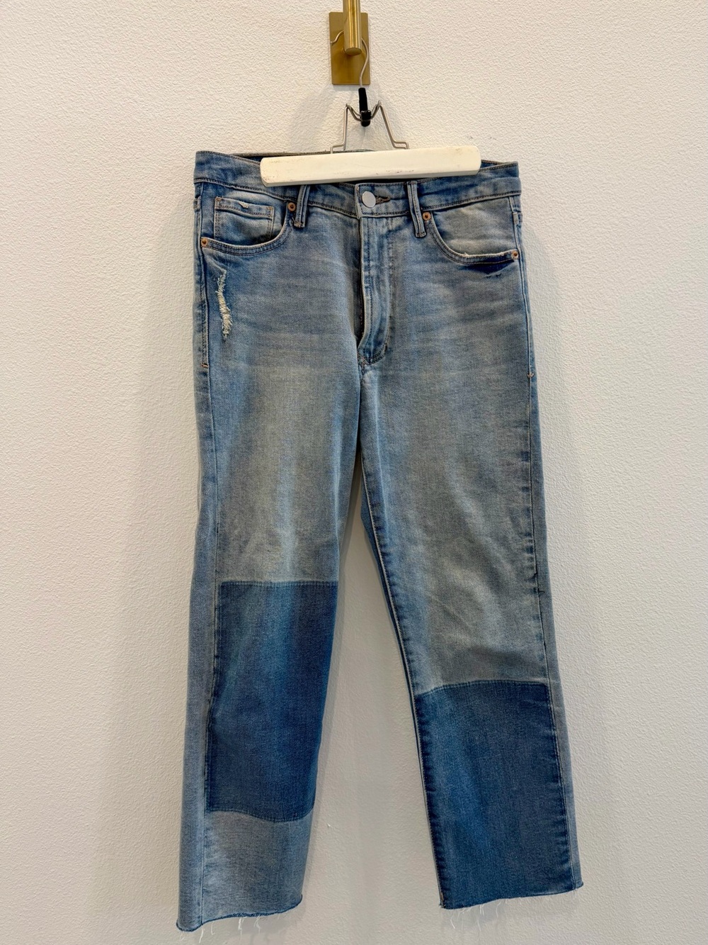 Dear John Frankie Straight Super High Rise Light Blue Denim Jeans